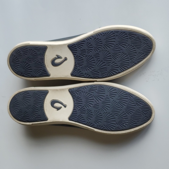 Olukai Alohi Casual Comfort Slip On Blue Sneaker Size 6.5 - Picture 8 of 8